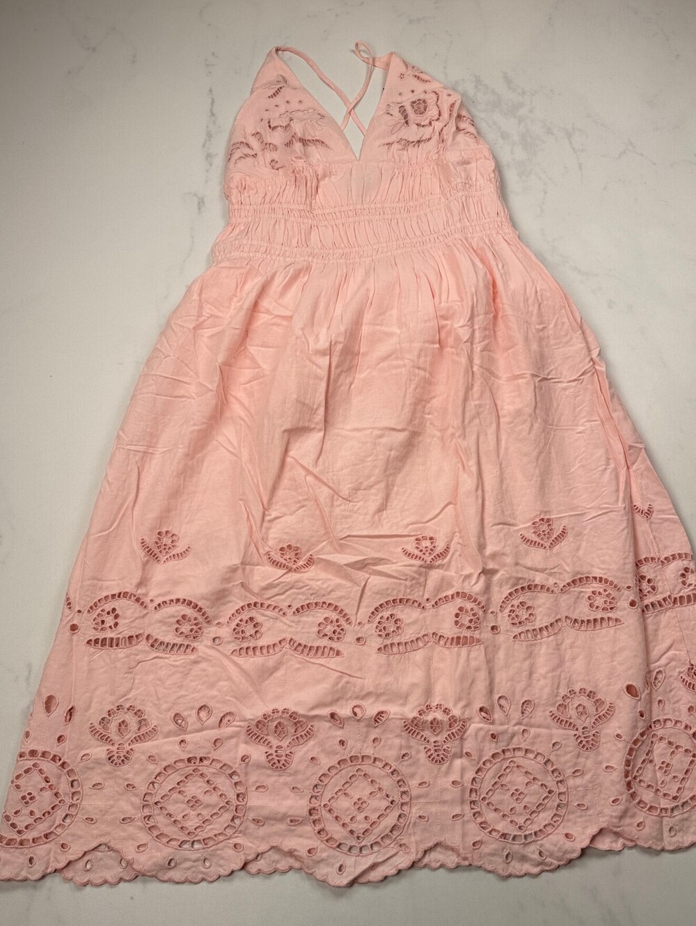 Future Collective Embellished Sundress Blush Modern Feminine - Womens L
